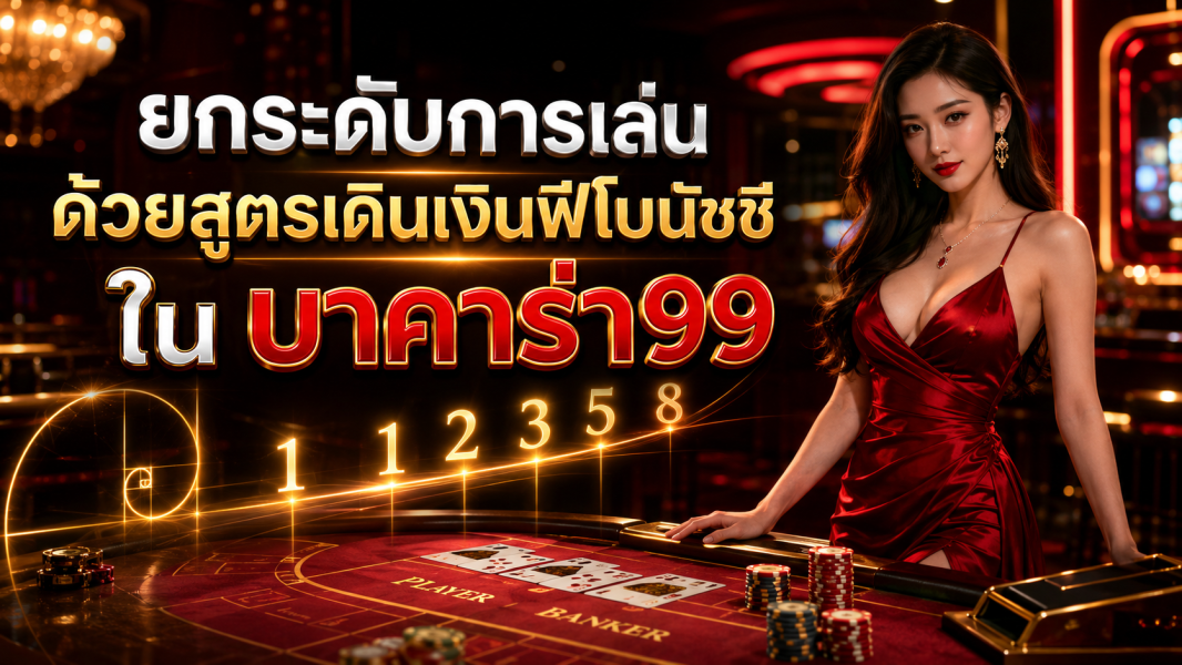 ยกระดับการเล่นด้วยสูตรเดินเงินฟีโบนัชชีใน บาคาร่า99 อัปเดตล่าสุดปี 2026