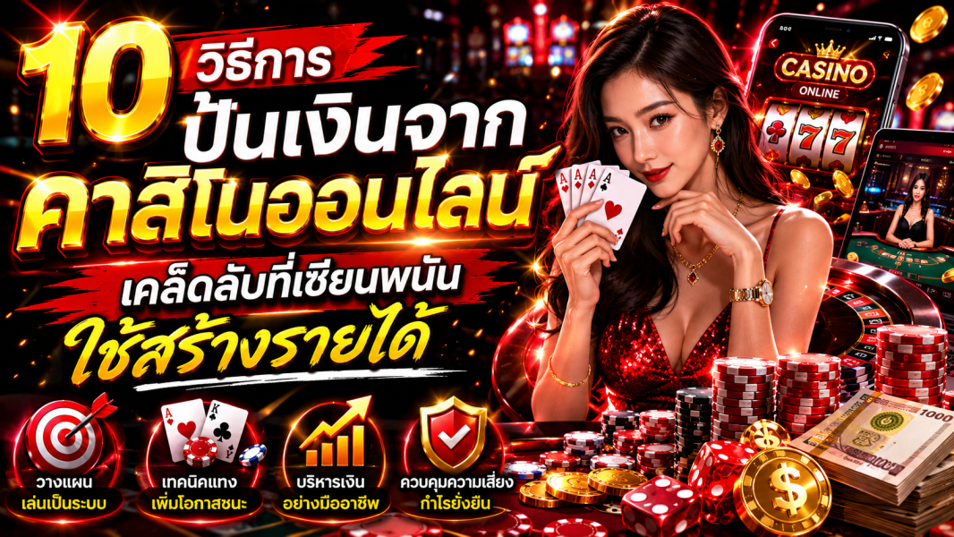 คาสิโนออนไลน์ 2026 10 วิธีบริหารเงินและวางกลยุทธ์เล่นอย่างมืออาชีพ เพิ่มประสิทธิภาพการเล่นอย่างมีระบบ