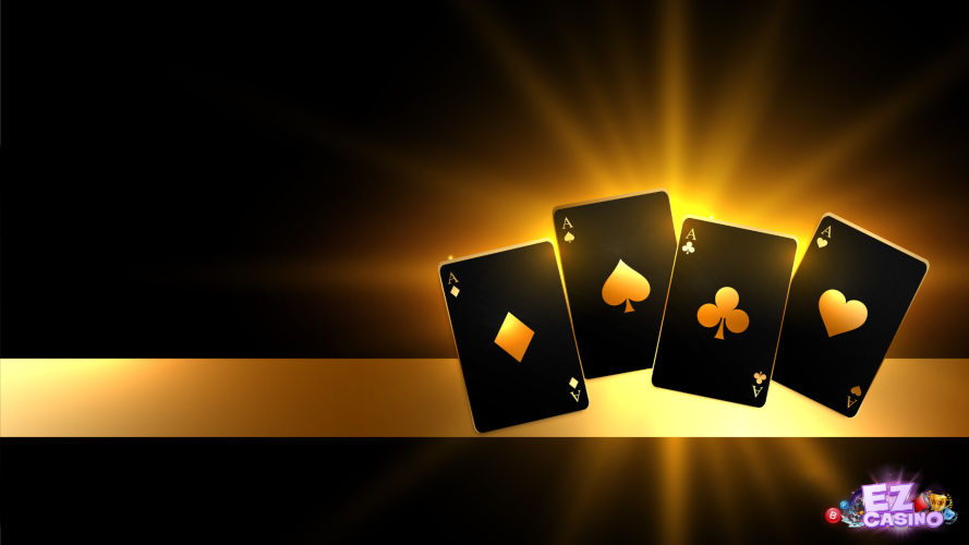 ไพ่ AAA จากเว็บพนันคาสิโน บน ez casino