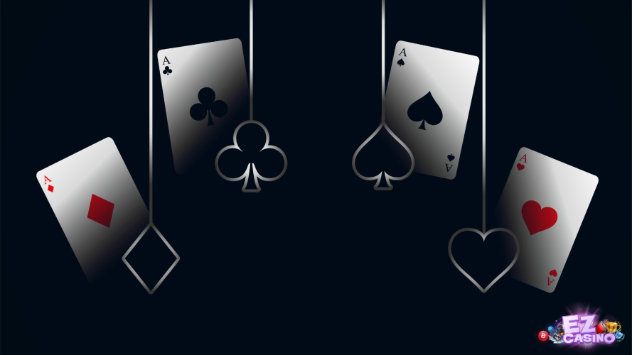 ไพ่ A 4 ใบ จากเกมบาคาร่า สมัครบาคาร่า บน EZ CASINO เว็บตรง ง่ายๆ  มี เครดิตฟรี แจกเพียบ