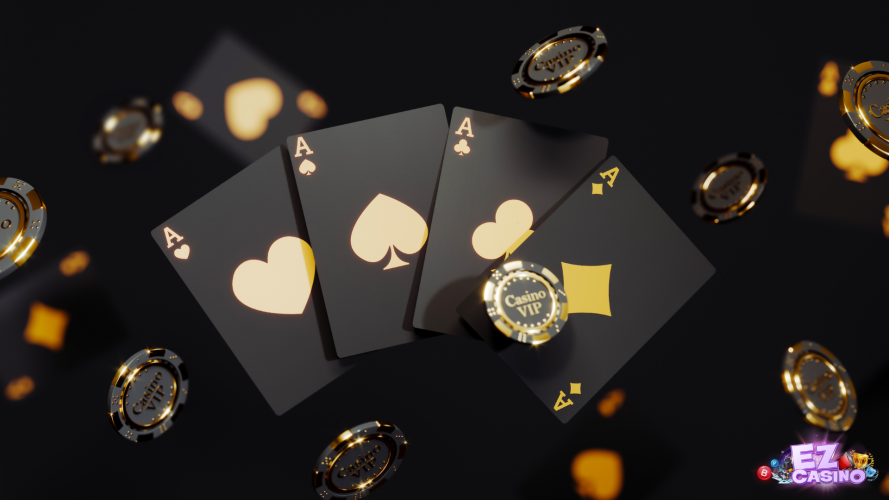 ไพ่ AAAA และชิพ จาก เว็บพนัน เว็บตรง อย่าง ez casino ที่ถือว่าเป็นผู้ให้บริการ เว็บคาสิโน ครบวงจร