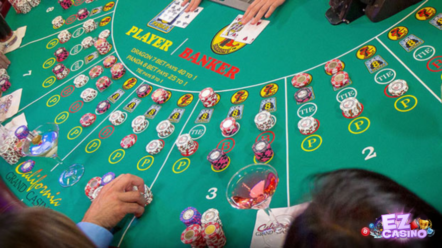 โต๊ะเดิมพันในเกม บาคาร่า casino ผ่านระบบ คาสิโนถ่ายทอดสด