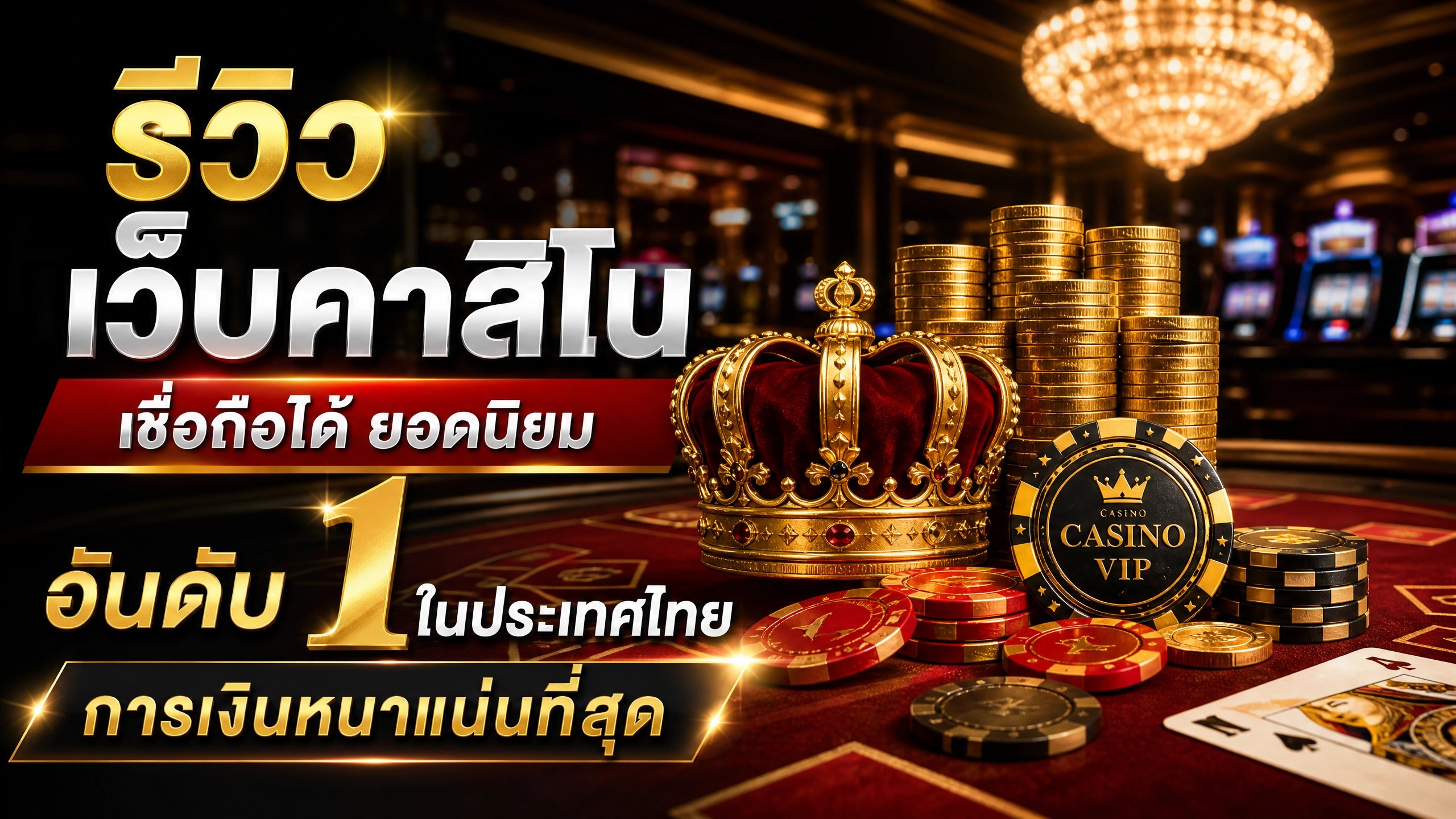 รีวิว เว็บคาสิโน เชื่อถือได้ ยอดนิยมอันดับ 1 ในประเทศไทย การเงินหนาแน่นที่สุด อัปเดตปี 2026
