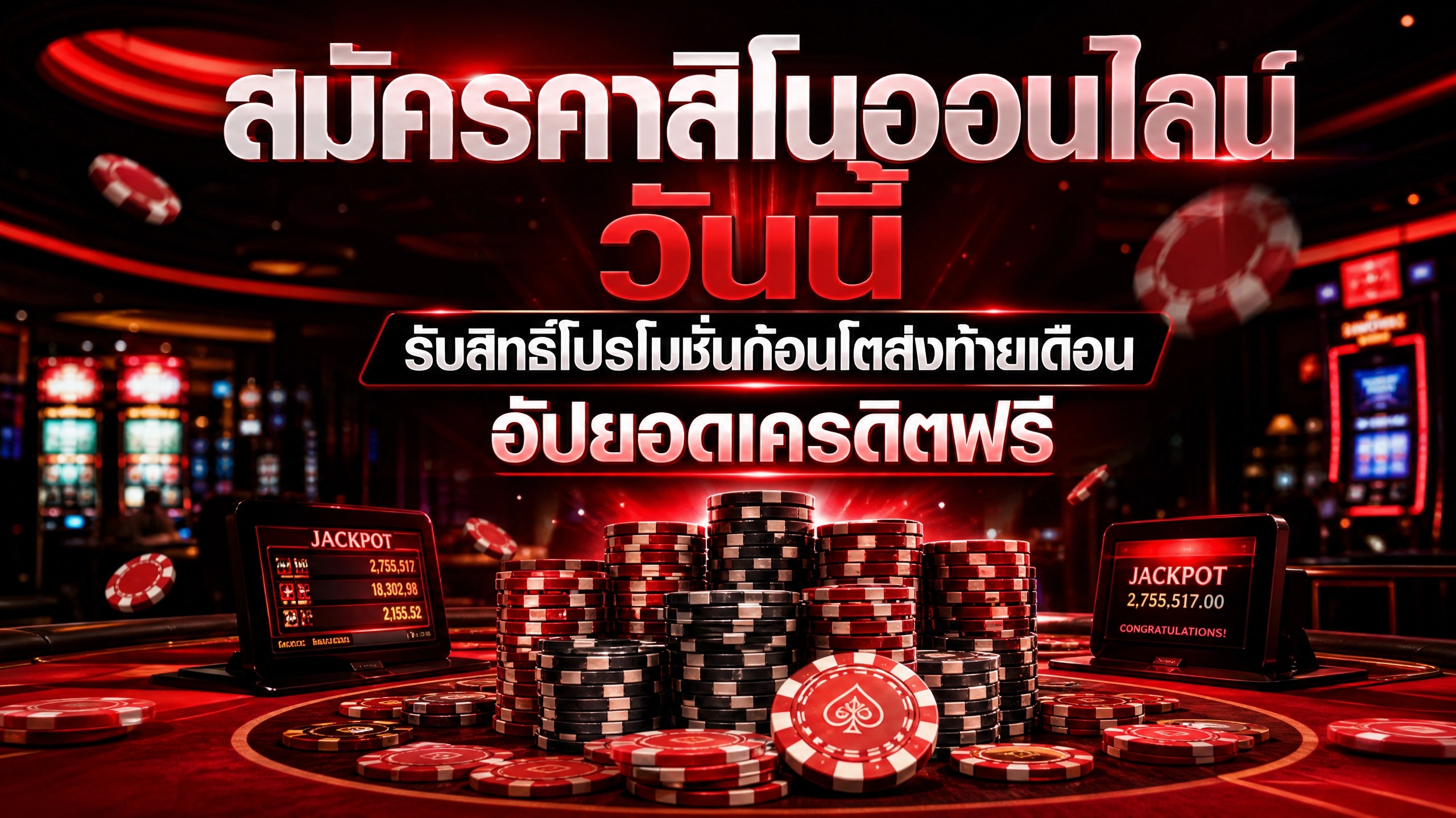 สมัครคาสิโนออนไลน์ เว็บตรง วันนี้ รับสิทธิ์โปรโมชั่นสุดคุ้ม อัปเดตสิทธิประโยชน์ปี 2026