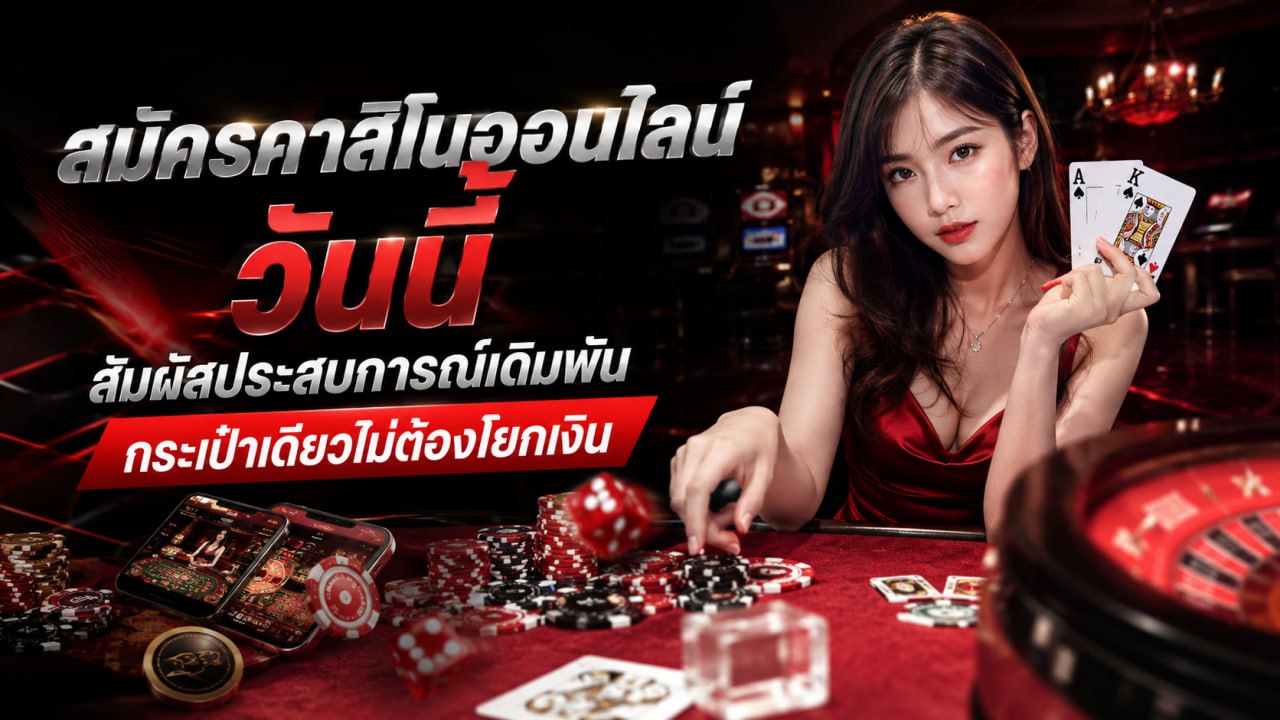 สมัครคาสิโนออนไลน์ วันนี้ สัมผัสประสบการณ์เดิมพันกระเป๋าเดียวไม่ต้องโยกเงิน ปี 2026