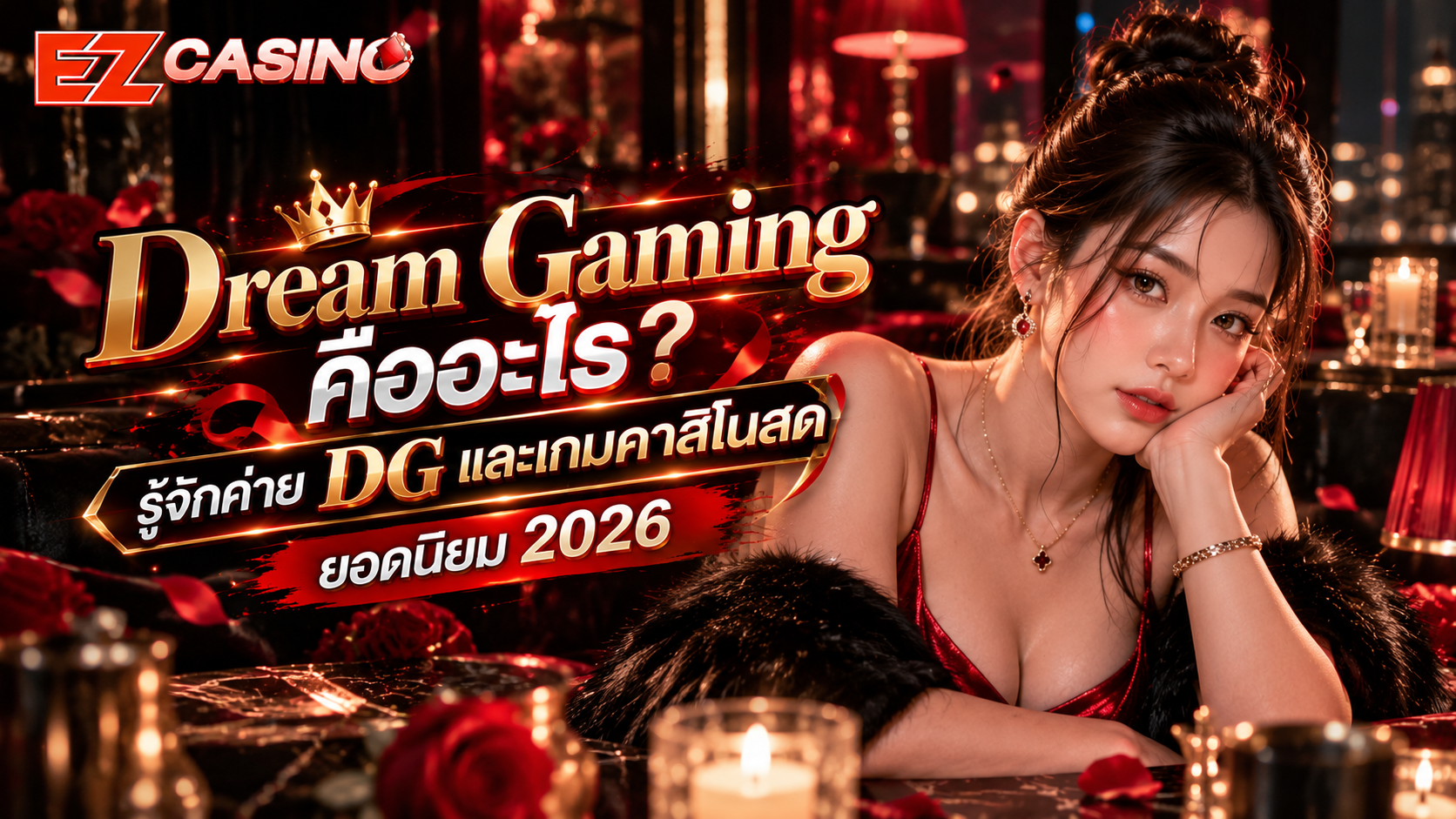 Dream Gaming คืออะไร? รู้จักค่าย DG และเกมคาสิโนสดยอดนิยม 2026