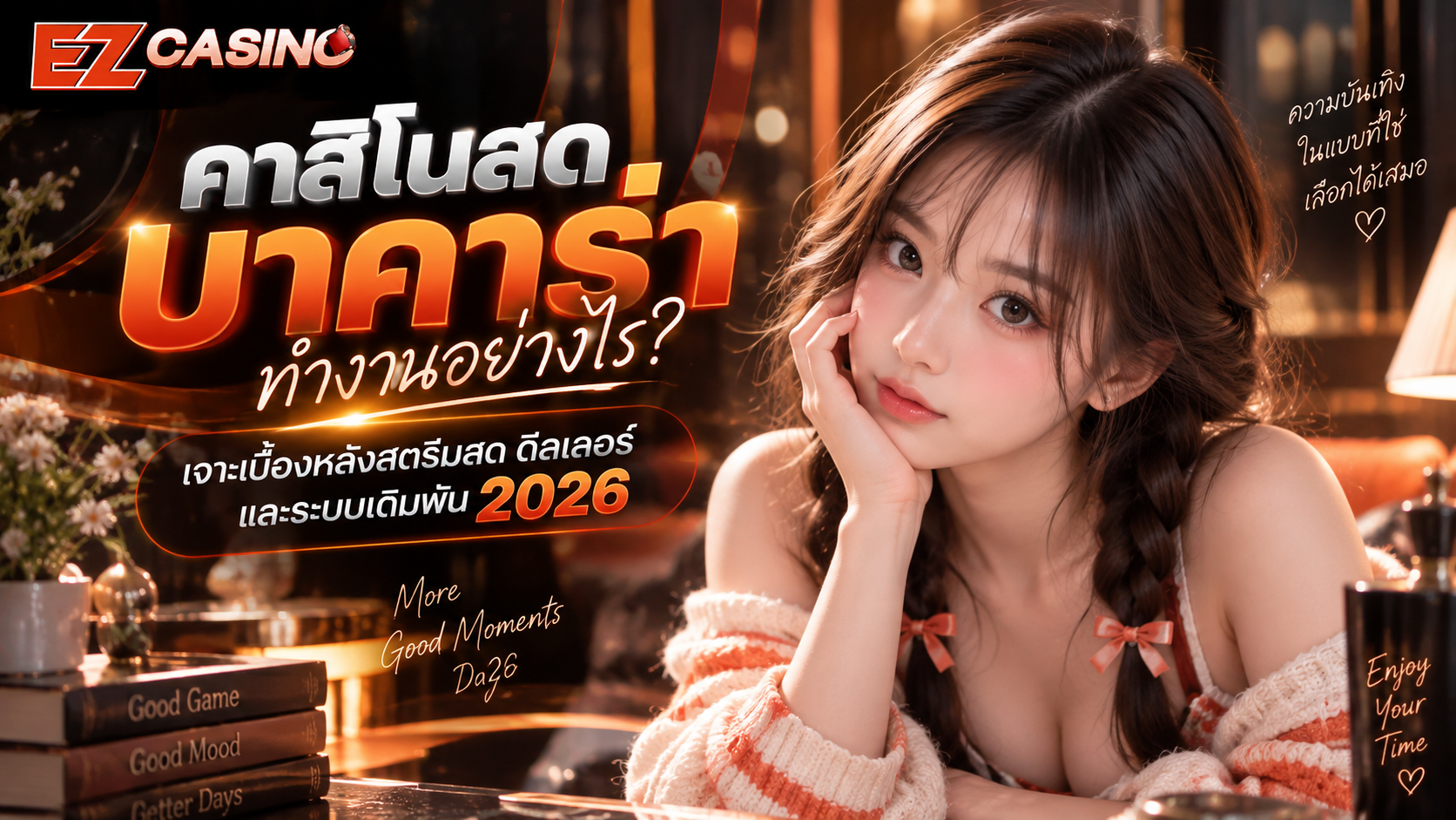คาสิโนสด บาคาร่า ทำงานอย่างไร? เจาะเบื้องหลังสตรีมสด ดีลเลอร์ และระบบเดิมพัน 2026