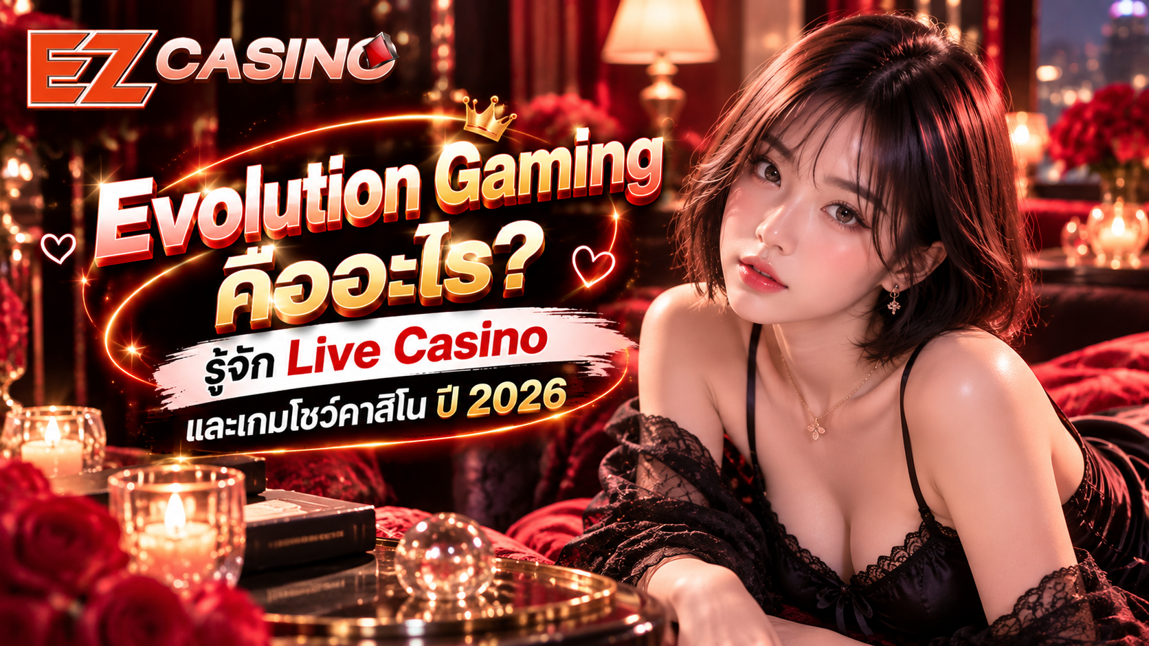 Evolution Gaming คืออะไร? รู้จัก Live Casino และเกมโชว์คาสิโน ปี 2026